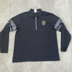 EC Vegas Golden Knights 14 Zip Sweater Size XL